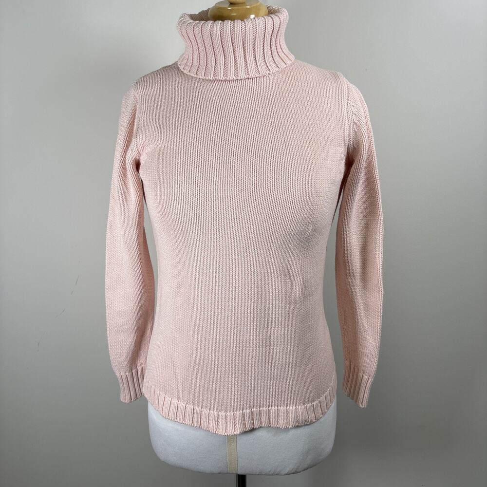 Philosophy Republic Turtle Neck 100% Cotton Ballet Pink Sm Quiet Luxury